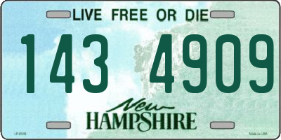 NH license plate 1434909