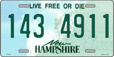 NH license plate 1434911