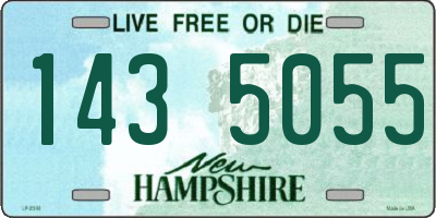 NH license plate 1435055