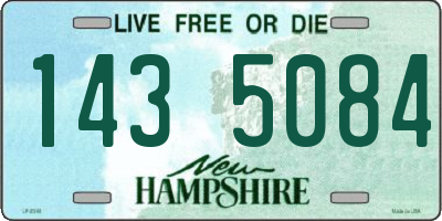 NH license plate 1435084