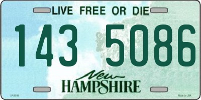 NH license plate 1435086