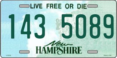 NH license plate 1435089