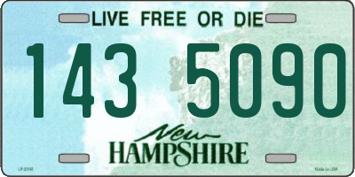 NH license plate 1435090