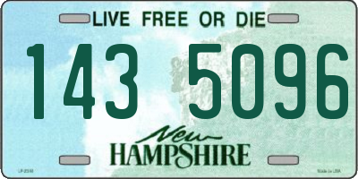 NH license plate 1435096