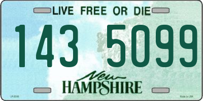 NH license plate 1435099