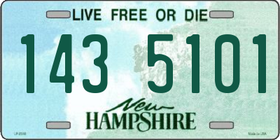 NH license plate 1435101