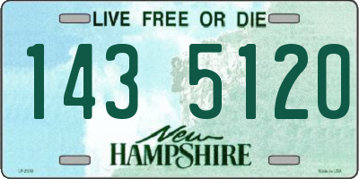NH license plate 1435120