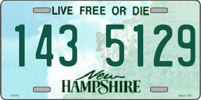 NH license plate 1435129