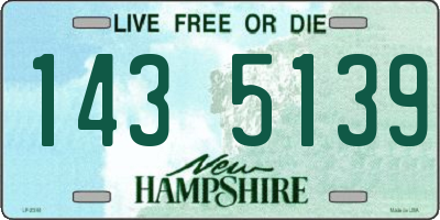 NH license plate 1435139