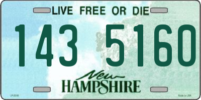 NH license plate 1435160
