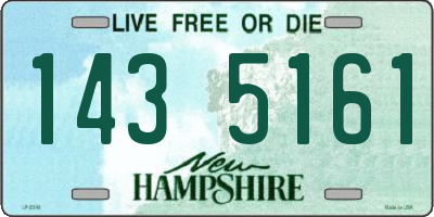 NH license plate 1435161