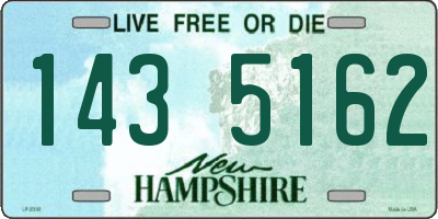 NH license plate 1435162