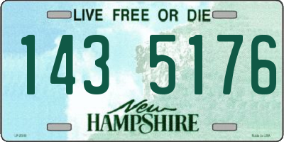 NH license plate 1435176