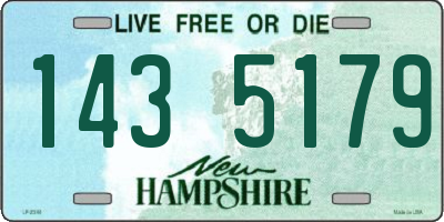 NH license plate 1435179