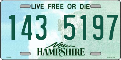 NH license plate 1435197