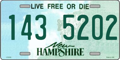 NH license plate 1435202