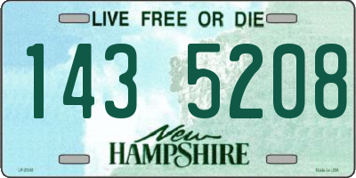 NH license plate 1435208