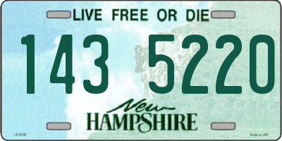 NH license plate 1435220