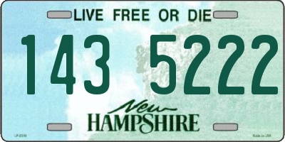 NH license plate 1435222