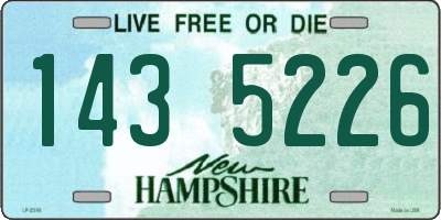 NH license plate 1435226