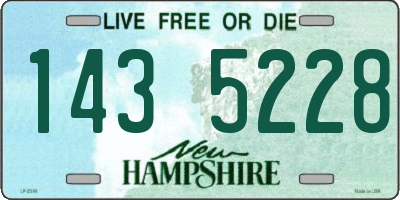 NH license plate 1435228