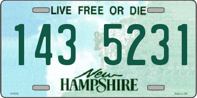 NH license plate 1435231