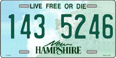 NH license plate 1435246
