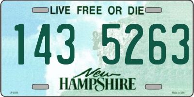 NH license plate 1435263