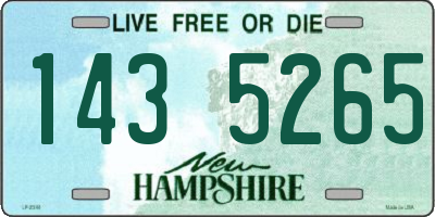 NH license plate 1435265