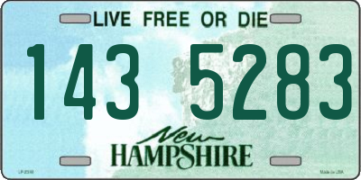 NH license plate 1435283