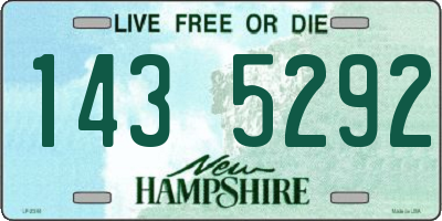 NH license plate 1435292