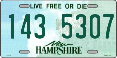 NH license plate 1435307
