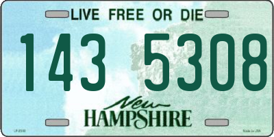 NH license plate 1435308