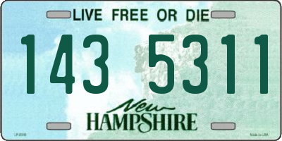 NH license plate 1435311
