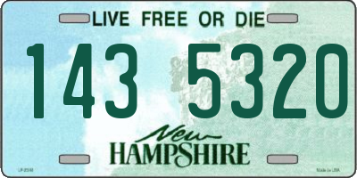 NH license plate 1435320