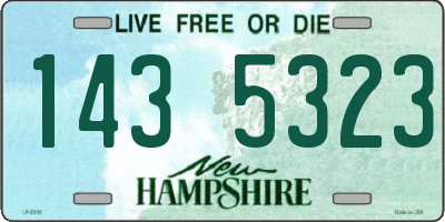 NH license plate 1435323