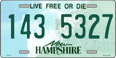 NH license plate 1435327