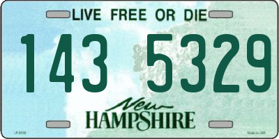 NH license plate 1435329