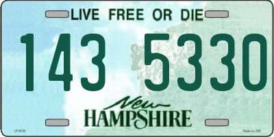 NH license plate 1435330