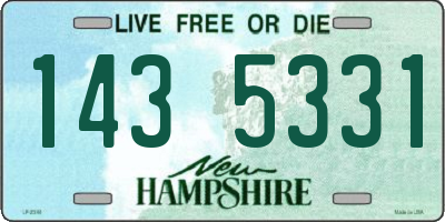 NH license plate 1435331