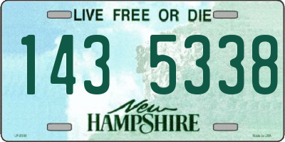 NH license plate 1435338