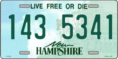 NH license plate 1435341