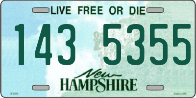 NH license plate 1435355