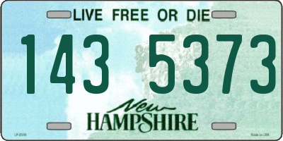 NH license plate 1435373