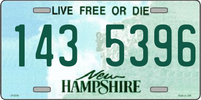 NH license plate 1435396
