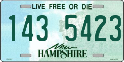 NH license plate 1435423