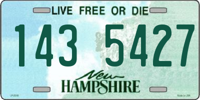 NH license plate 1435427