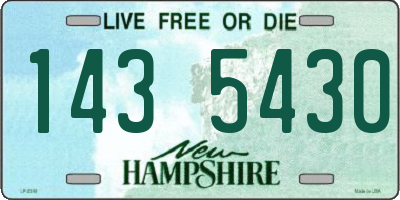 NH license plate 1435430