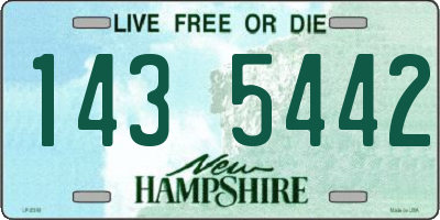 NH license plate 1435442