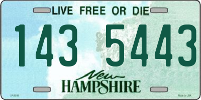 NH license plate 1435443